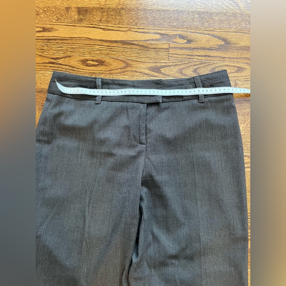 Kenneth Cole Grey Brown High Wasted Wide Leg Dress Pants Size 12 - Picture 5 of 8